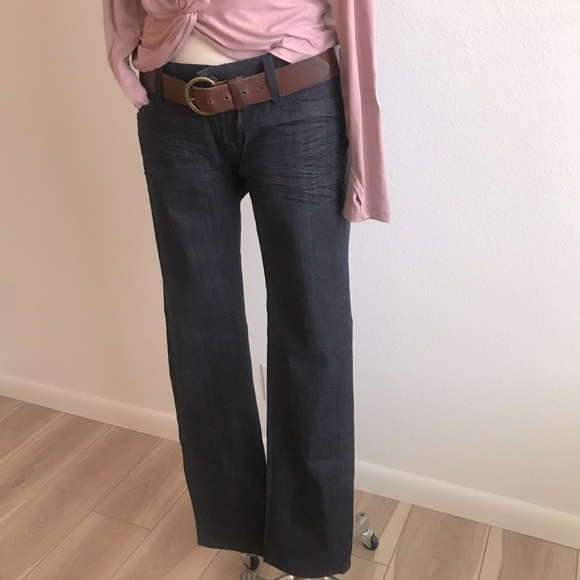 TRIARCHY 🌺 Black Women’s Long jeans SZ: 29X33 - Picture 6 of 11